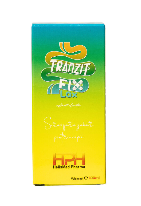 TranzitFix Lax – sirop natural cu prune, ricin și coacăz-negru.